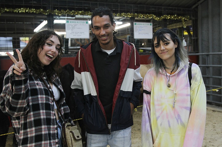 Isabella Boza, Jarrell Jones and Angie Ramirez