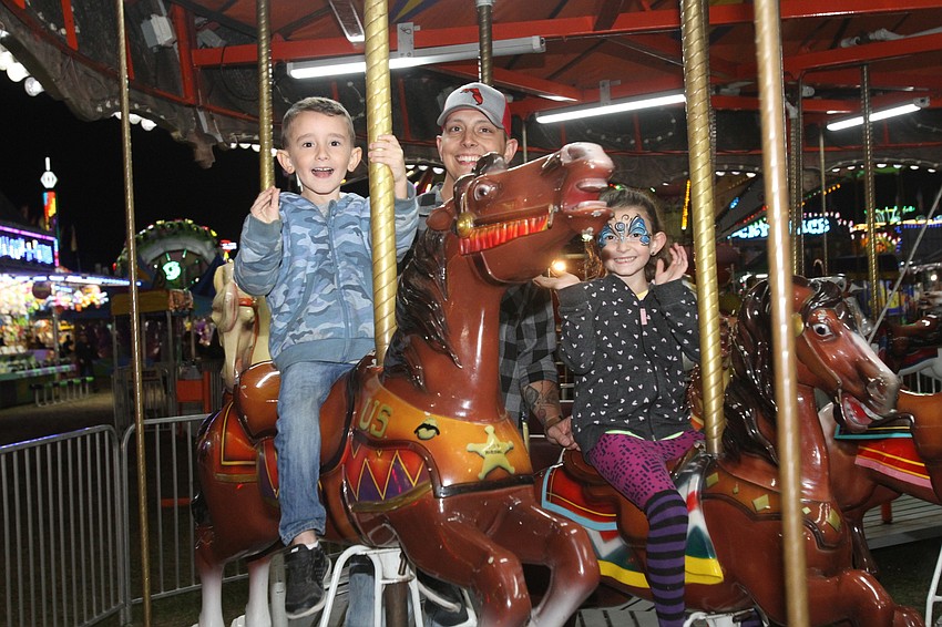 Troy, Brenden and Charlotte Cummings