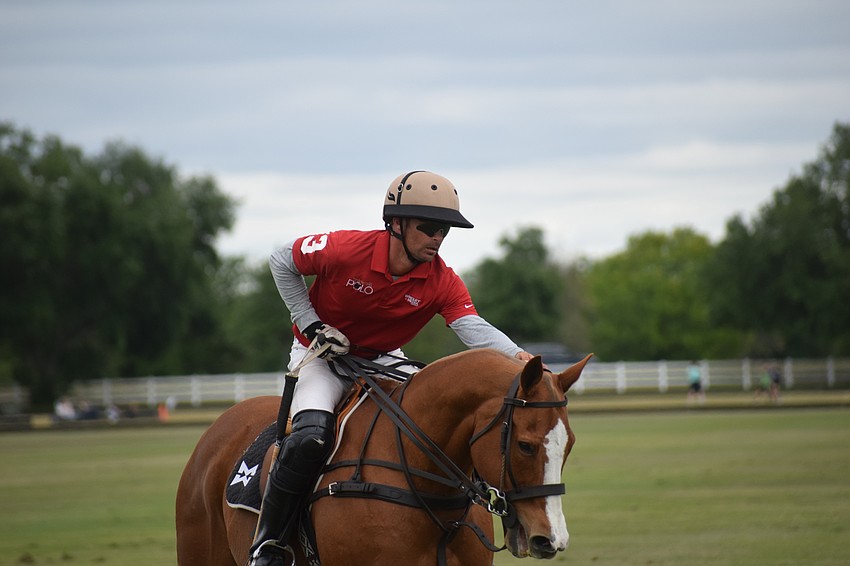 The horses get lots of love, such as this pat from Hillcroft Farm's Mason Wroe.