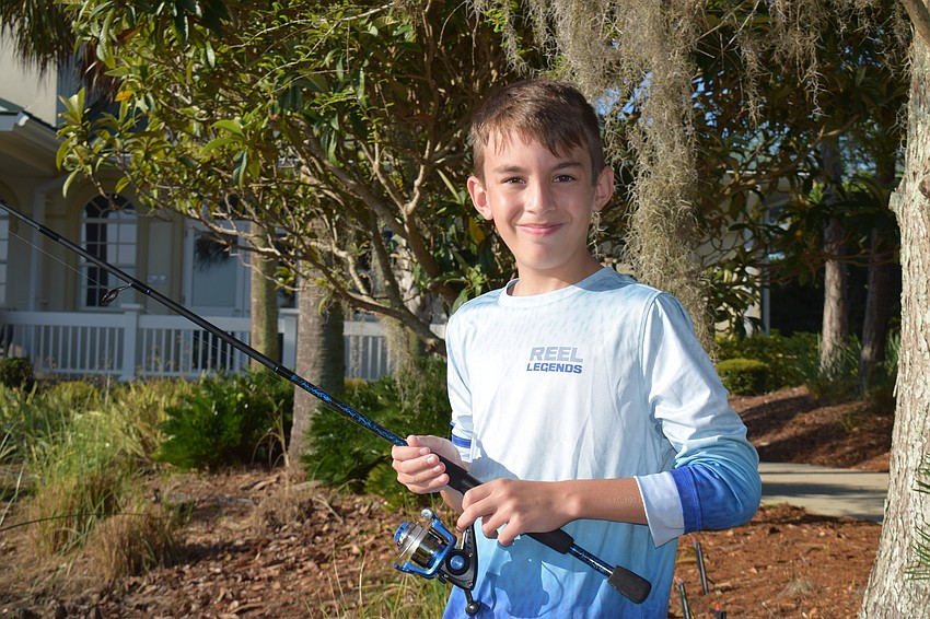 Lakewood Ranch's Colton Baughman, who is 12 years old, says using hard baits is the best way to catch a fish.
