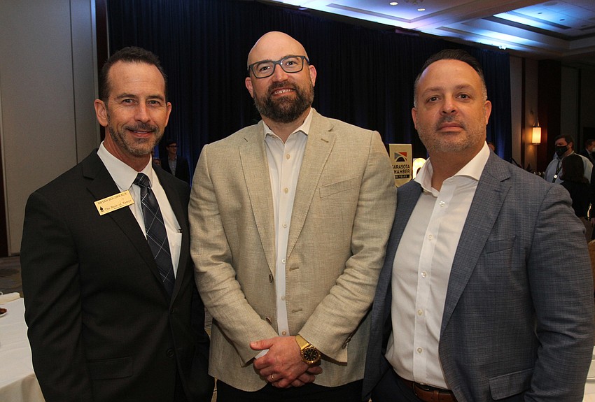 Bryan Boudreaux, Ron Marshall and Anthony Sabella