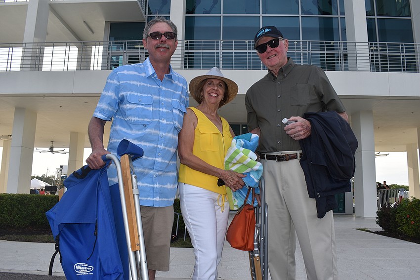 Eric Reinhardt is visiting Palm Aire residents Pat and Greg Reinhardt from Fairfax, Virginia. Reinhardt is a guitarist himself, which meant he was excited to see Tim Reynolds live.