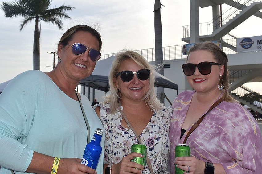 Sarasota residents Mandy Ruberg, Heather Hoffman and Madison Stanton said they loved Tim Reynolds' work in the Dave Matthews Band and said it was too difficult to pick a favorite song.
