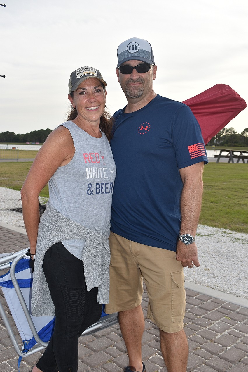 Sarasota residents Tarra and Gregg Martello came to My Hometown Jam because they're 