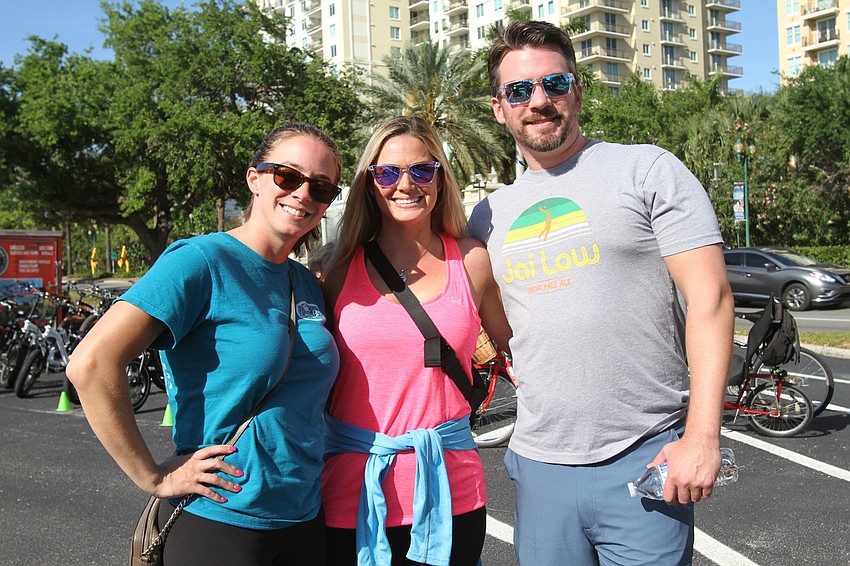 Chrissy Bracken, Kim Catone and Tim Bracken