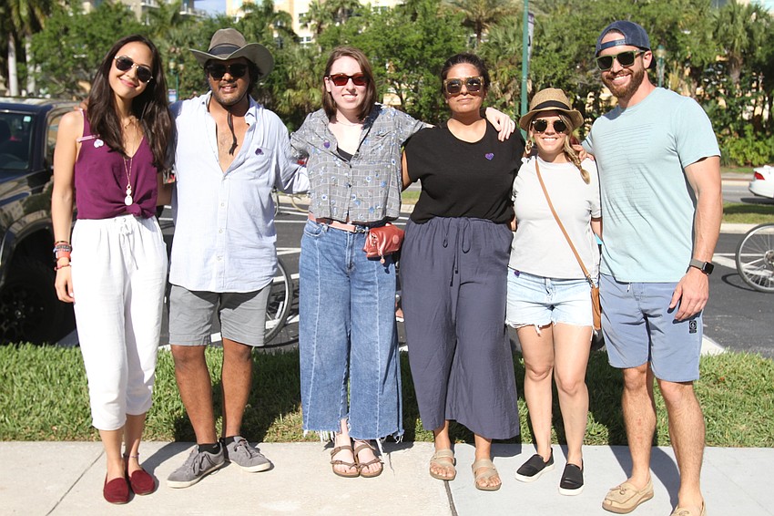 Julia Groom, Anand Pallegar, Haylee Millar, Shibani Gujare, Nicole Zimmerman and Steve Sanders