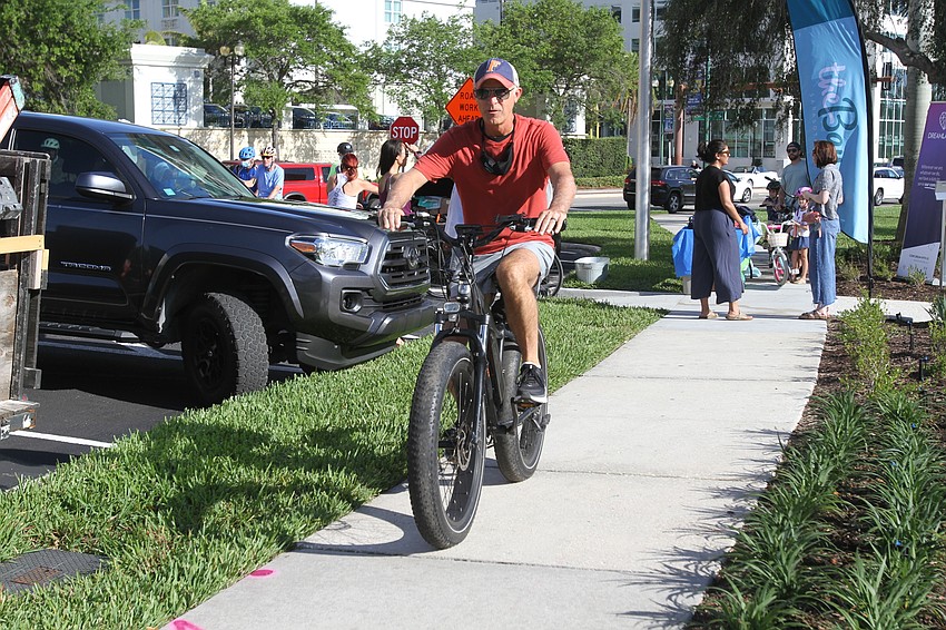 Bill Waddill leads the tour.