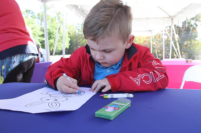 George Wilson colors away.