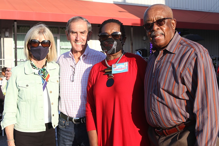 Kitty and John Cranor with Doris and Dr. Don Johnson