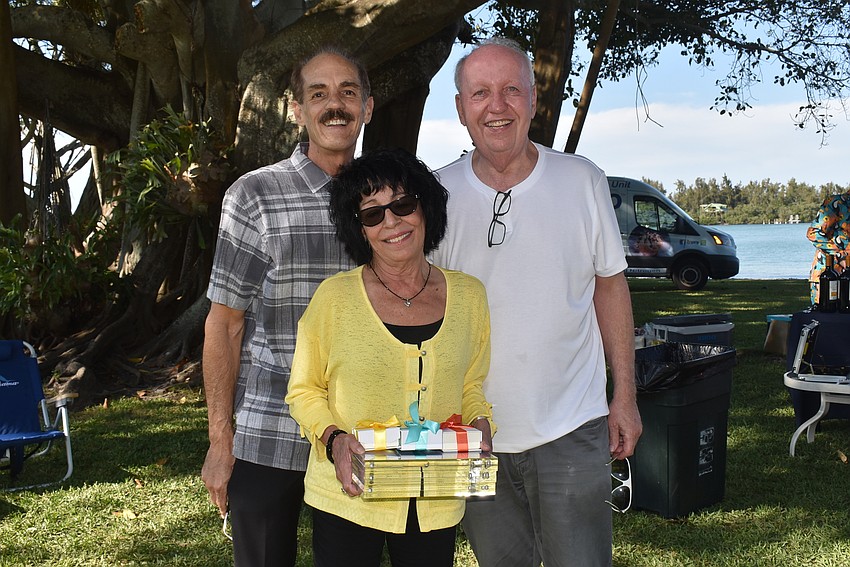 Jim and Sandi Layfield with Mink Nink and their Top Team awards.