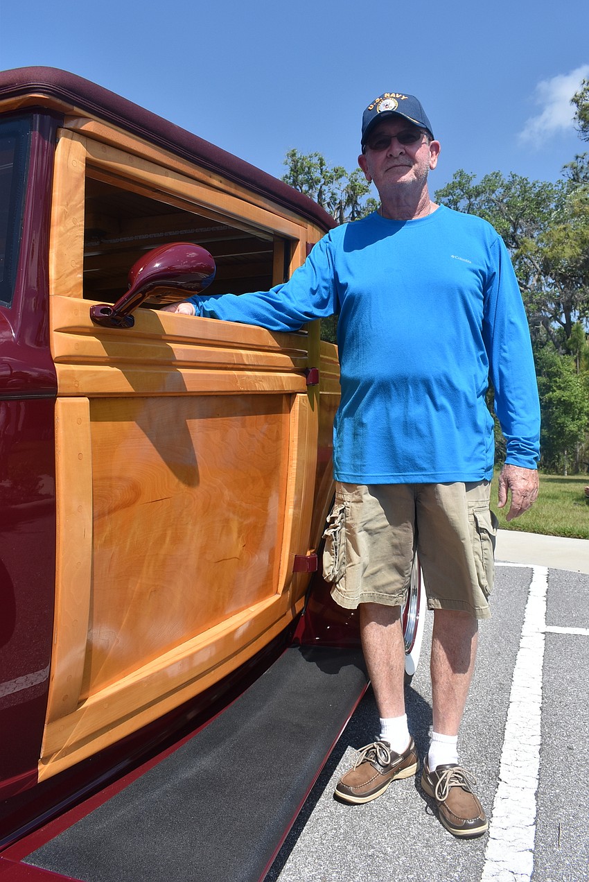 Lakewood Ranch resident John Calkins has owned this 1932 Ford Woody for two and a half years. He said it is a one-of-a-kind vehicle that was built 