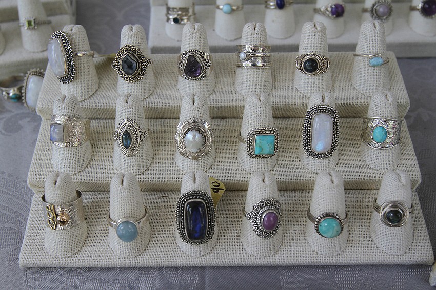 Cathy Watkins sold colorful jewelry.