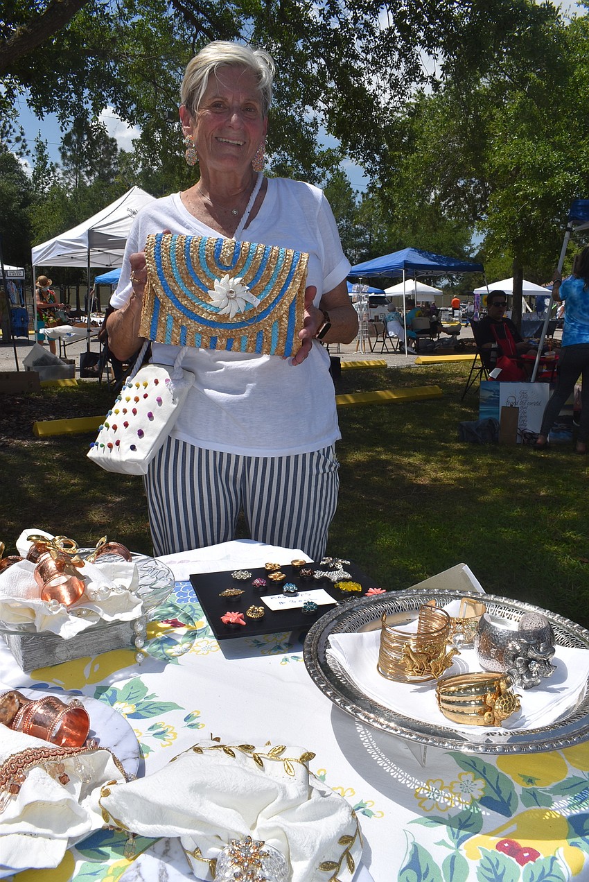 University Place resident Marlene Meyer repurposes bracelets, magnets, napkin holders and anything else she can find with vintage or personal memorabilia. Her business, Marlene's Finds and Designs, can be found on Etsy.
