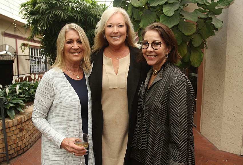 Kim Durham, Board President Leslie Edwards and  Co-founder and Program Director Patricia Caswell