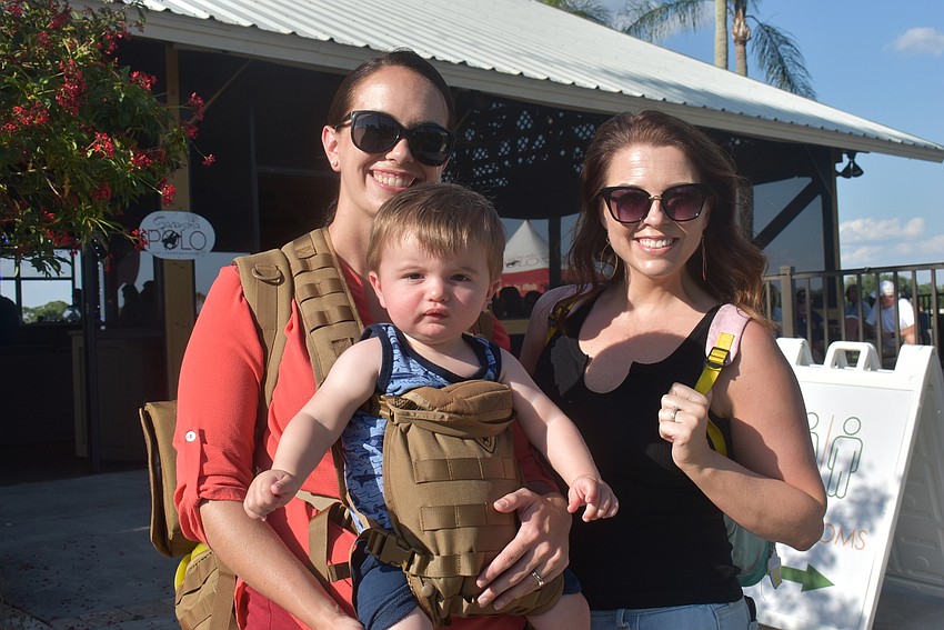 Arbor Grande resident Ashley McCall and her son, Max McCall, who is nearly 1 year old, hosted Ashley's cousin, Stephanie Burket, from South Carolina.