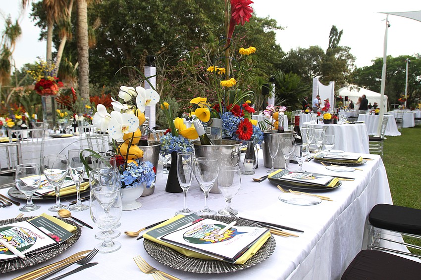 More than 300 guests attended the outdoor event.