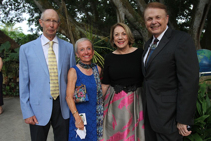 Tom and Gwen Watson with Pat and Larry Thompson