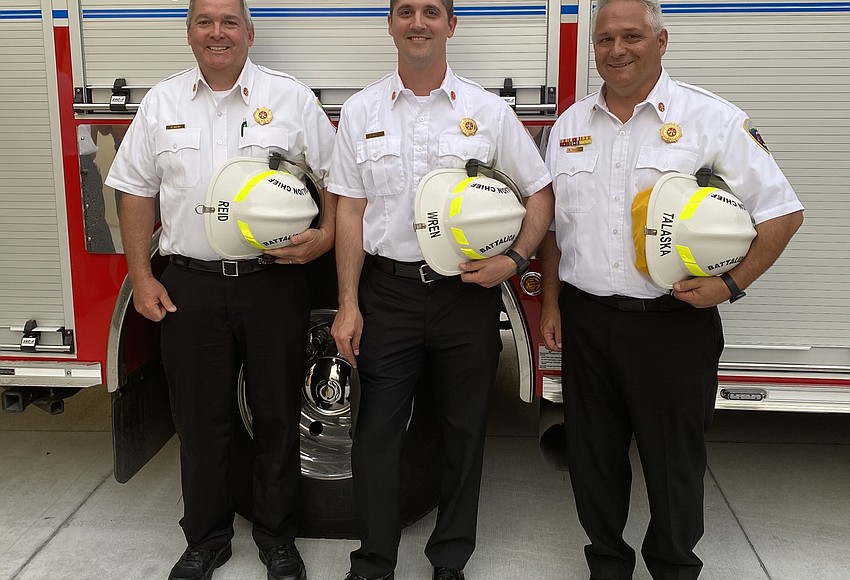 New battalion chiefs promoted in East Manatee fire district | Your Observer