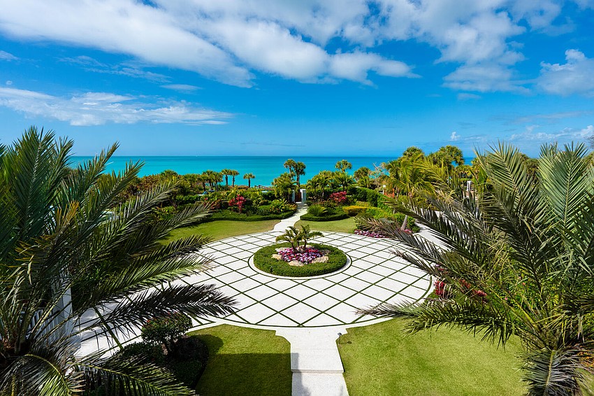 The home fronts both the Gulf of Mexico and Blackburn Bay.