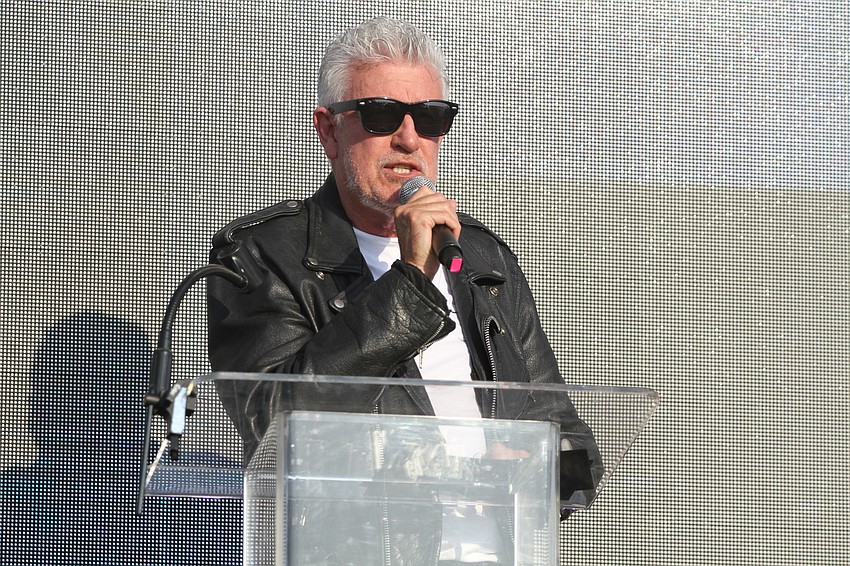 Producing Artistic Director Michael Donald Edwards applauded the theatre for putting on distanced live performances during the pandemic.