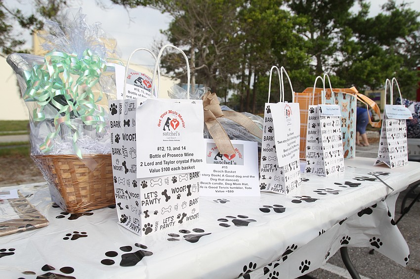 Guests enter for a raffle complete with prizes.