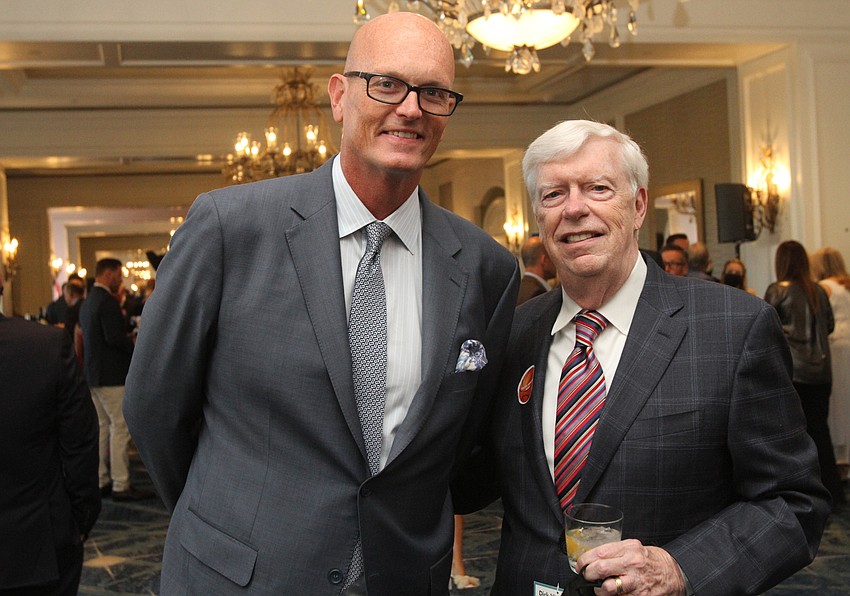 Honoree Scott Van Pelt with Atlanta resident Gary McKillips