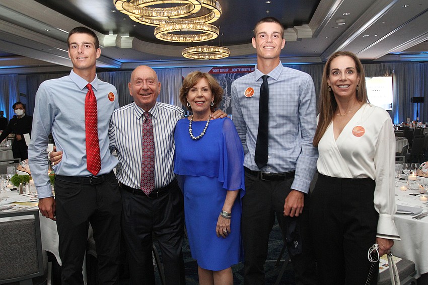 Jake Krug, Dick and Lorraine Vitale, Connor Krug and Terri Vitale