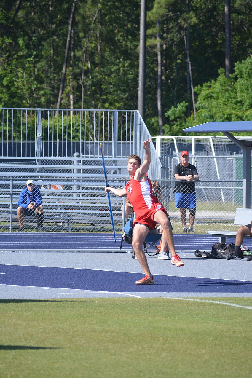 Cardinal Mooney sophomore Max Middleton finished eighth (150 feet, four inches) in the javelin at the Class 2A championships. Middleton also finished second in the discus (150 feet, nine inches).