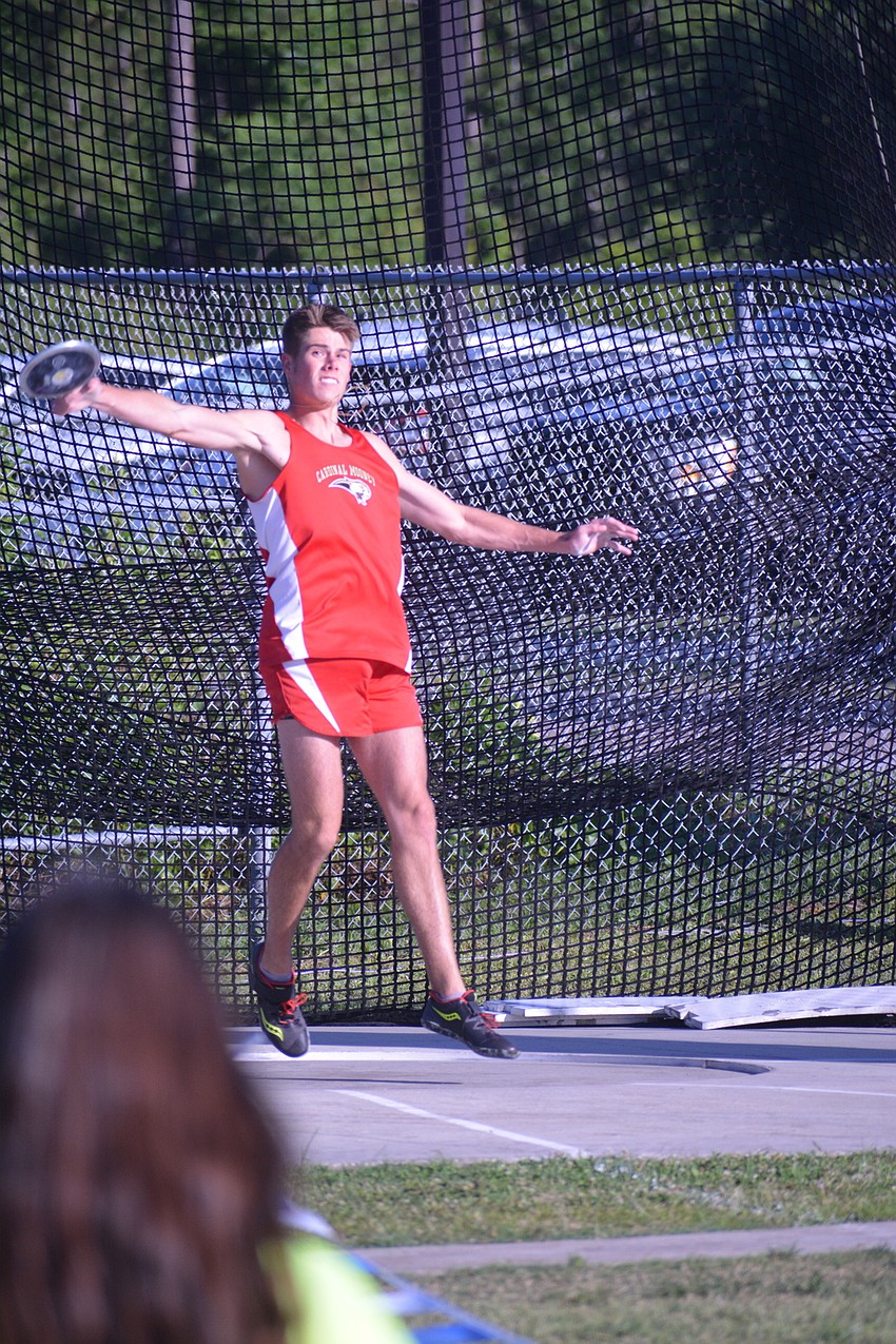 Cardinal Mooney sophomore Max Middleton finished  second in the discus (150 feet, nine inches) at the Class 2A championships. Middleton also eighth (150 feet, four inches) in the javelin.