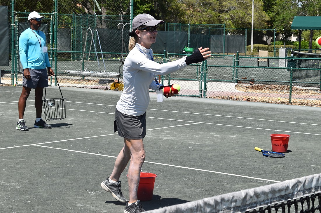 Longboat Key Tennis Center manager Kay Thayer is preparing for the return of league play in fall.