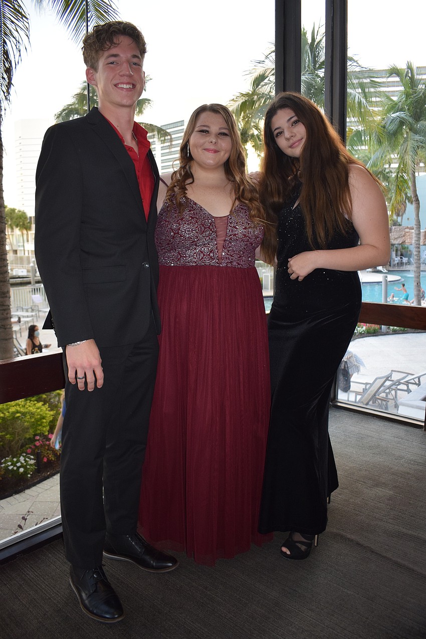 Seniors Jeremy Michael, Bianca Lowery and Lexi Orefice look forward to dancing the night away at their prom.