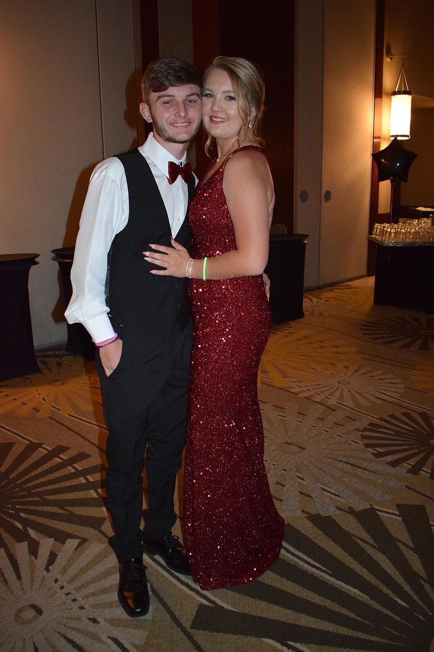 Senior Leah Oakin brings Parker Oler, who graduated from Palmetto High School last year, as her date to prom.