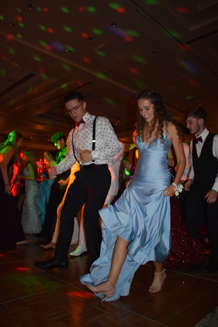 Senior Yancarlos Perez dances to 