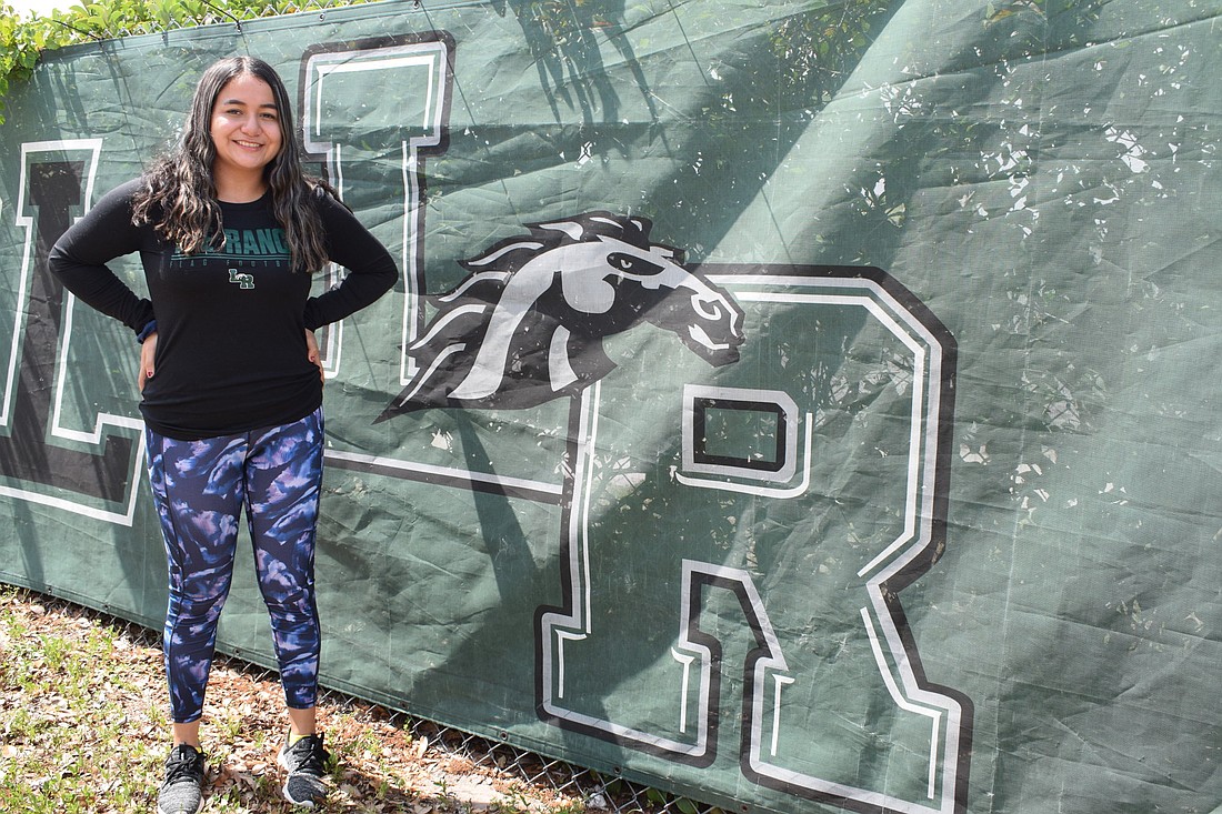Jennifer Campos, a senior at Lakewood Ranch High School, wants to set an example for her brothers and nephews as she becomes the first in her family to graduate high school.