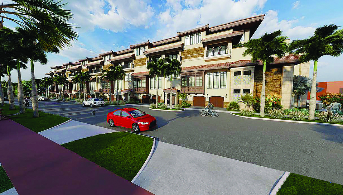  development group is asking the city to consider facilitating a mixed-use project featuring a boutique hotel and gourmet market on St. Armands Circle. Image via city of Sarasota.