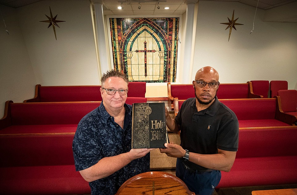 Richard Harris and Kenneth Stephens will speak to their long journeys overcoming racism. Courtesy photo.