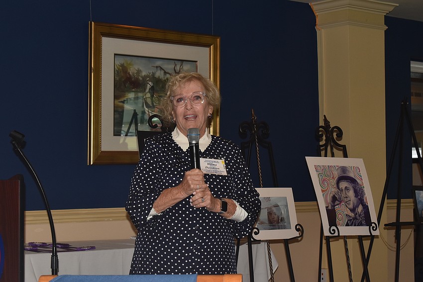 First President Wilma Davidson introduced the event.