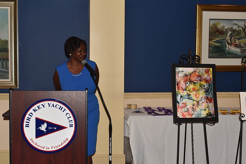 Francesca Simon introduced the letters winners.