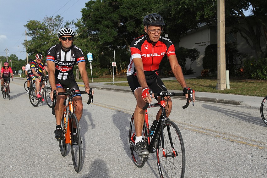 Bikers pedal at a maximum of 12 mph.