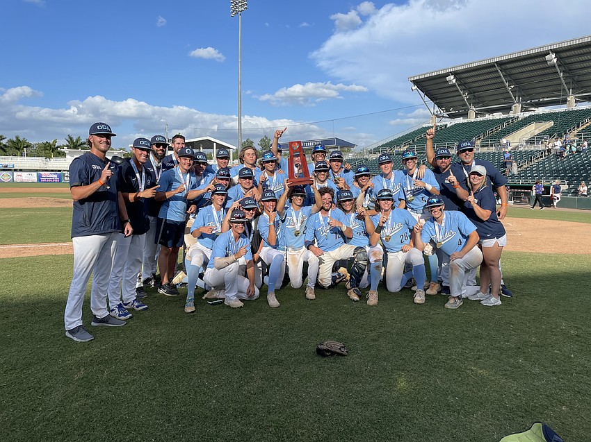 The ODA Thunder baseball team is the 2021 Class 2A state champion.