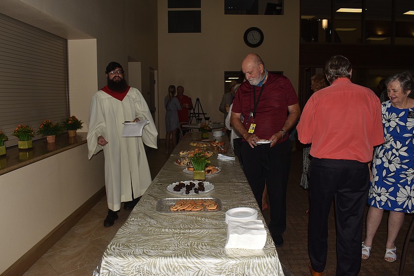 A table with treats was set up at Christ Church of Longboat Key after service.