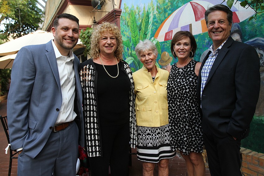 Jared Wurtzel, Debbie Breslof, Ann Gorey and Victoria and Fernando Viteri