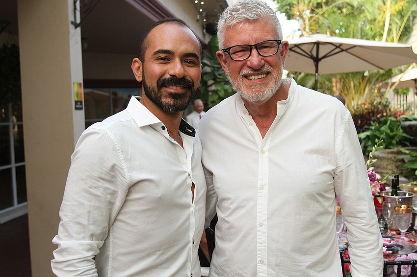 Michael Donald Edwards with Orlando Sánchez