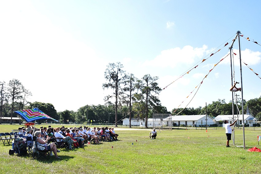 Myakka City Elementary School's PTO brings Circus on the Ranch to the school because fifth graders weren't able to go on any of their traditional field trips that are privileges for fifth graders.