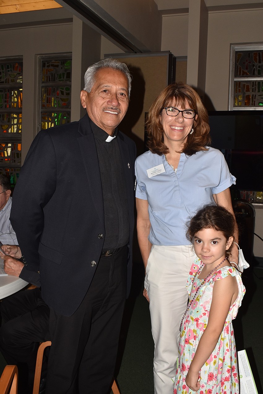 Humberto Alvia with Jennifer and Jillian Carey