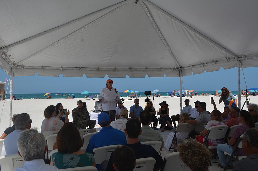 Carl Shoffstall, president of the Lido Key Residents Association, said the key word that defined the renourishment effort was perseverance.