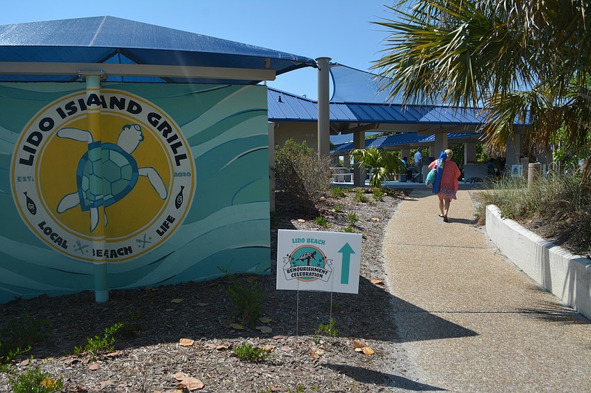 In addition to renourishing the beach, the city has refurbished the concession area as part of a pavilion renovation project.