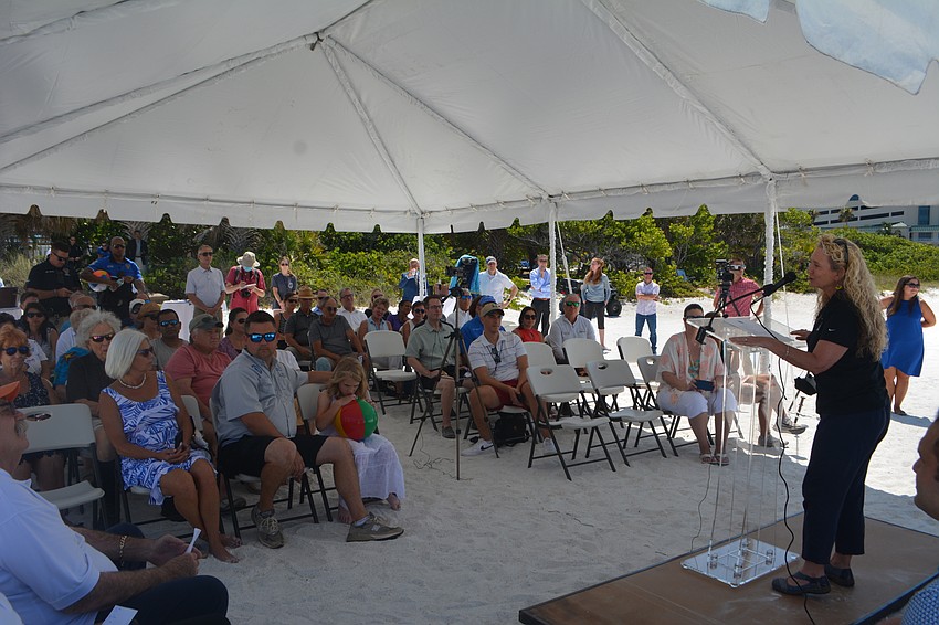 City Commissioner Jen Ahearn-Koch credited past commissioners and other officials who contributed to the project and kept it moving forward.