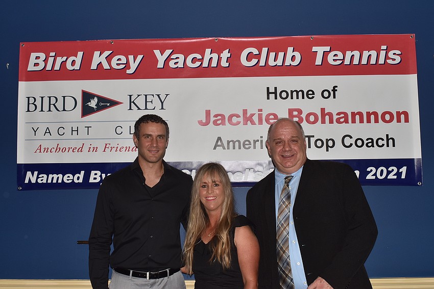 Jeff Bohannon, Jackie Bohannon and general manager Scott Brynski