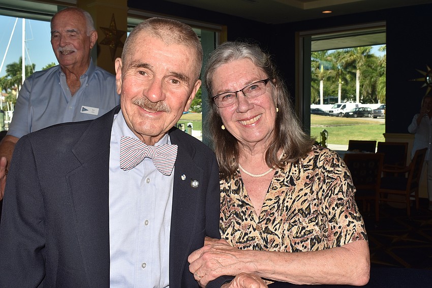 Dan Kennedy, Bohannon's former Sarasota High School principal, and Tootie Kennedy